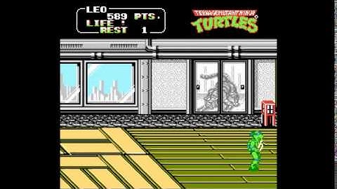 TMNT II: The Arcade Game (NES) - Scene 6