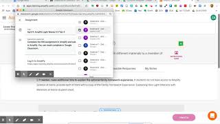 Amplify & Google Classroom