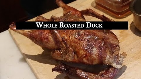 Roasting a Whole Duck - Simple and Delicious