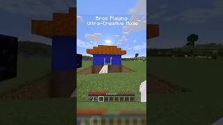 Playing Ultra Creative mode in Minecraft #minecraft #capes #helpmemakethismakesense #3amchallenge