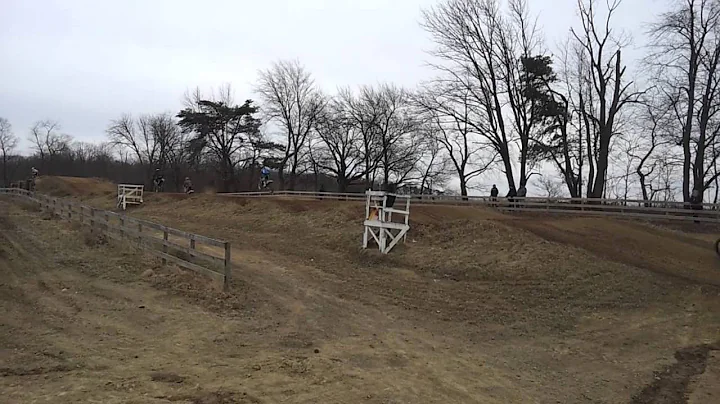 Dylan Slusser passes Jeremy Cook in the 1st Moto