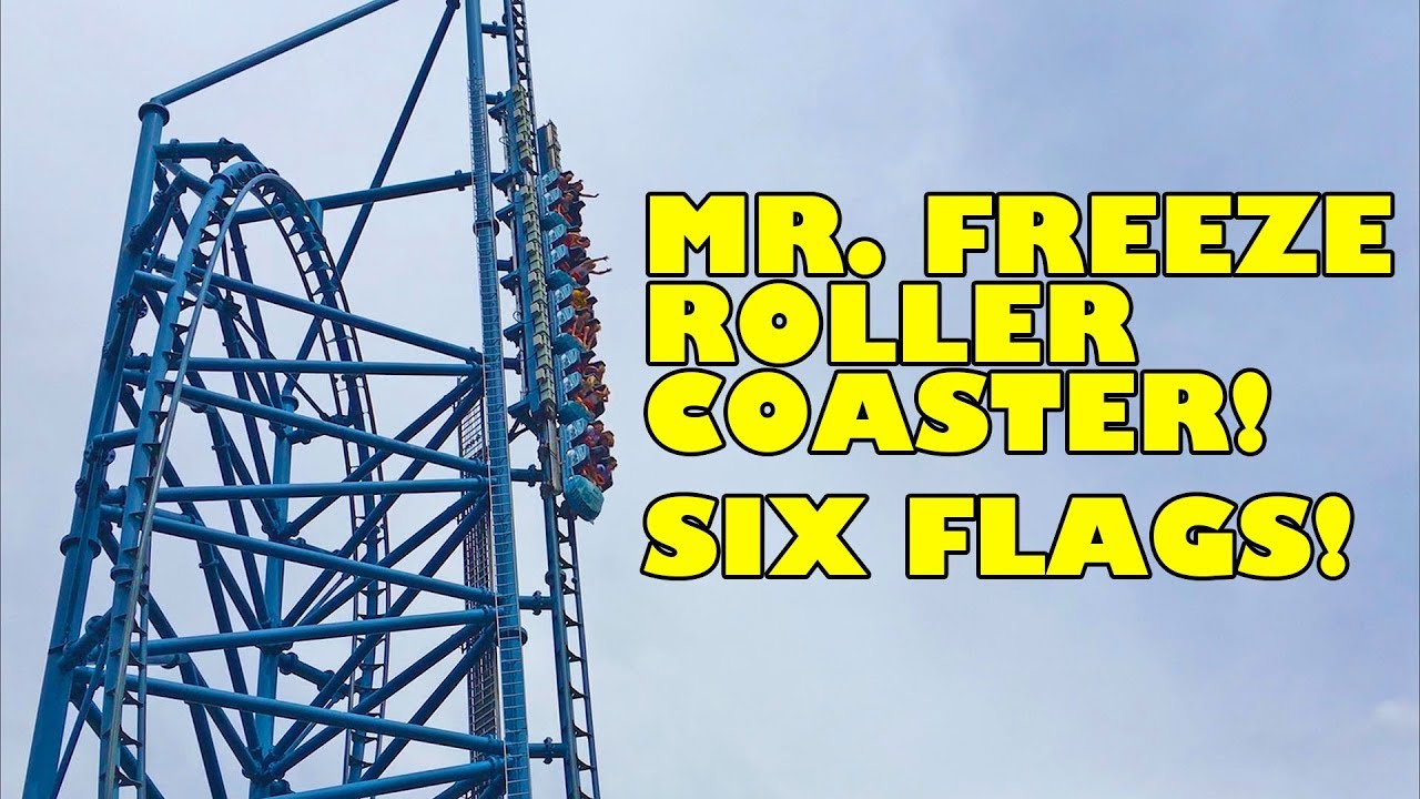 Mr. Freeze Reverse Blast Roller Coaster Front Seat POV Six Flags St. Louis - YouTube