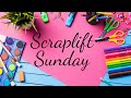Scraplift Sunday | 12x12 Watercolor Scrapbook Layout | July Stash Kit