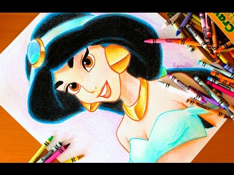 Drawing Princess Jasmine Aladdin Budget Art Youtube