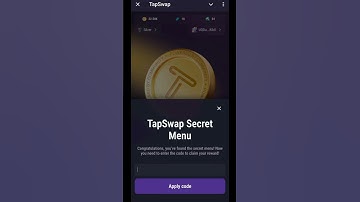 Tapswap secret menu will be unbelievable reward for you the code will share soon