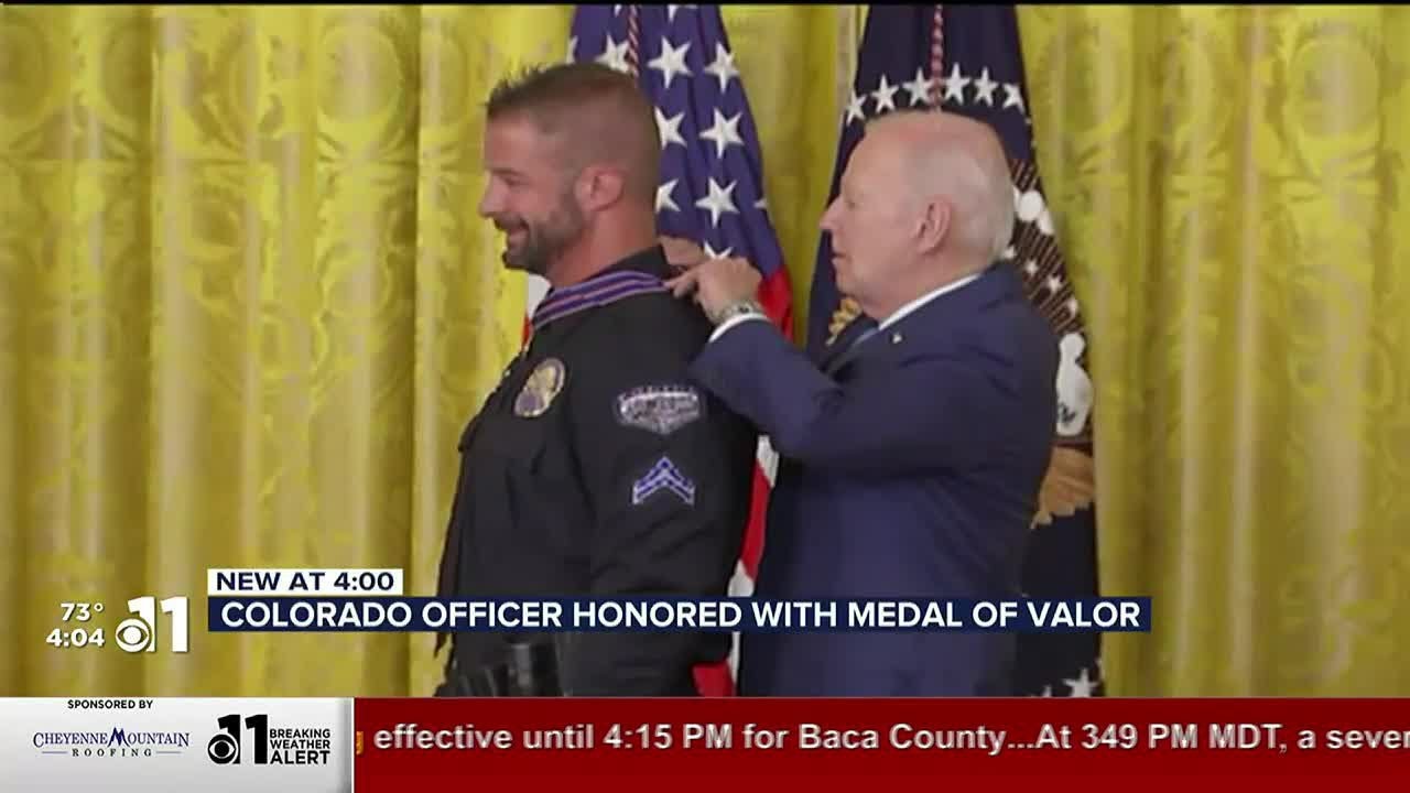 Colorado corporal awarded Medal of Valor for saving fellow officer ...