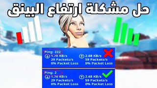 فورت نايت | حل مشكلة البينق