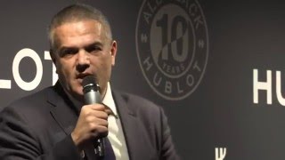 HUBLOT BASELWORLD 2016 PRESS CONFERENCE