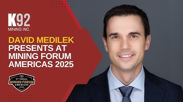 David Medilek presents at Mining Forum Americas 2025