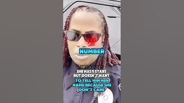She has 5 stars but can say her identity number or name #shorts #policeofficers #cops