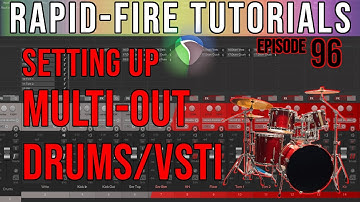 Multi Out MIDI Drums/VSTi-configuratie in REAPER (Rapid Fire REAPER-tutorials, aflevering 96)