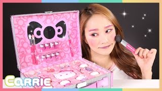 Hello Kitty (Hello Kitty) Carrie plays with makeup makeup box | CarrieAndToys