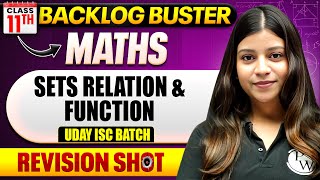 Class 11 Maths in One Shot | Uday ISC 2026 | Backlog Buster 🔥