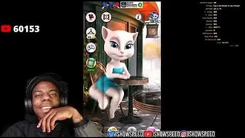 IShowSpeed is Down Bad Playing Talking Angela🤨📸