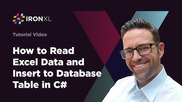 How to Read Excel Data and Insert to Database Table in C# | IronXL