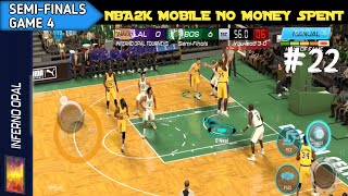 Nba2K Mobile No Money Spent Part 22 Quarter Finals Game 4 Inferno Opal