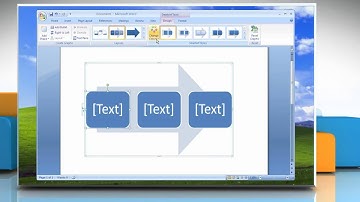 Microsoft® Word 2007: How to change colors of a flow chart on Windows® XP