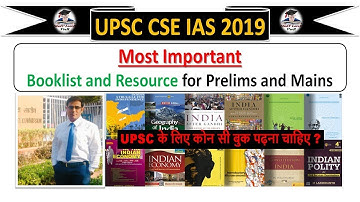 UPSC CSE/ IAS 2019 Booklist, Resources and Study Material  for Prelims and Mains Preparation By VeeR