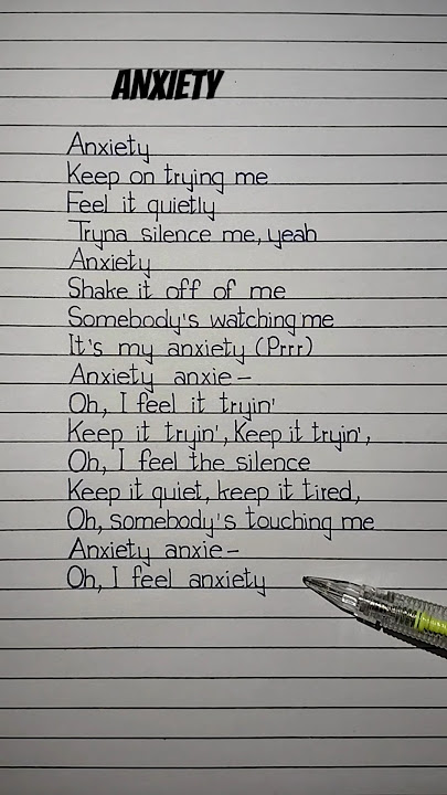 Doechii - Anxiety (Visualizer) Lyrics #anxiety #doechii #lyrics