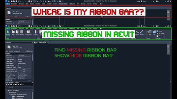 Fix Missing Ribbon Bar in Revit | Quick & Easy Solution |
