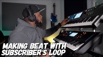 Made a CRAZY *Unedited* Beat on MPC Key 61 Using Subscriber
