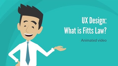 UX Design What is Fitts law?