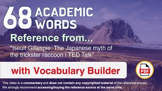 68 Academic Words Ref from \\