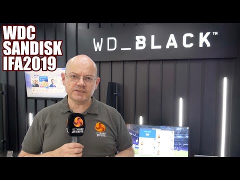 Western Digital and Sandisk IFA 2019 - new STORAGE galore !