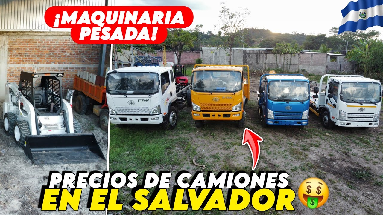 PRECIOS DE LOS CAMIONES DE CARGA NUEVOS EN EL SALVADOR 🇸🇻 ¡LOS MEJORES Y MAS CONFIABLES!