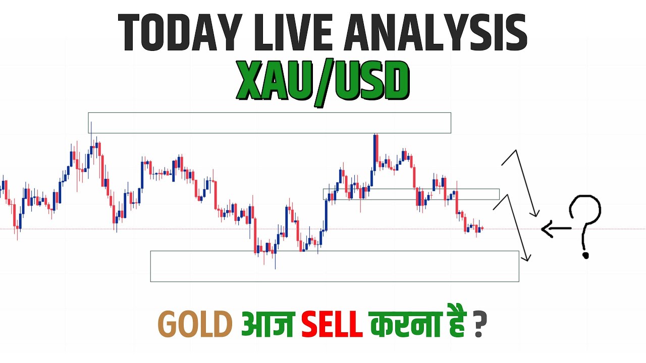 XAU/USD GOLD Today Live Analysis in Hindi || Gold Simple Technical ...