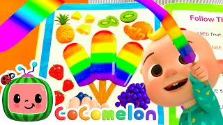 The Colors Song With Popsicles 15 Min Nonstop Loop Cocomelon Moonbug Kids - Color Time