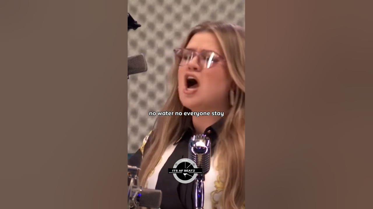 Kelly Clarkson sings Ariana's song 👀 #jimmyfallon#arianagrande#shorts#funny