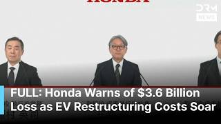 FULL PRESSER: Honda Warns of Up to $4.3 Billion Loss After EV Strategy Write-Down | AP1B