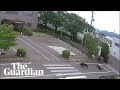 Bear chases man in Fukushima, Japan