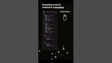 Creating a scroll indicator animation #shorts