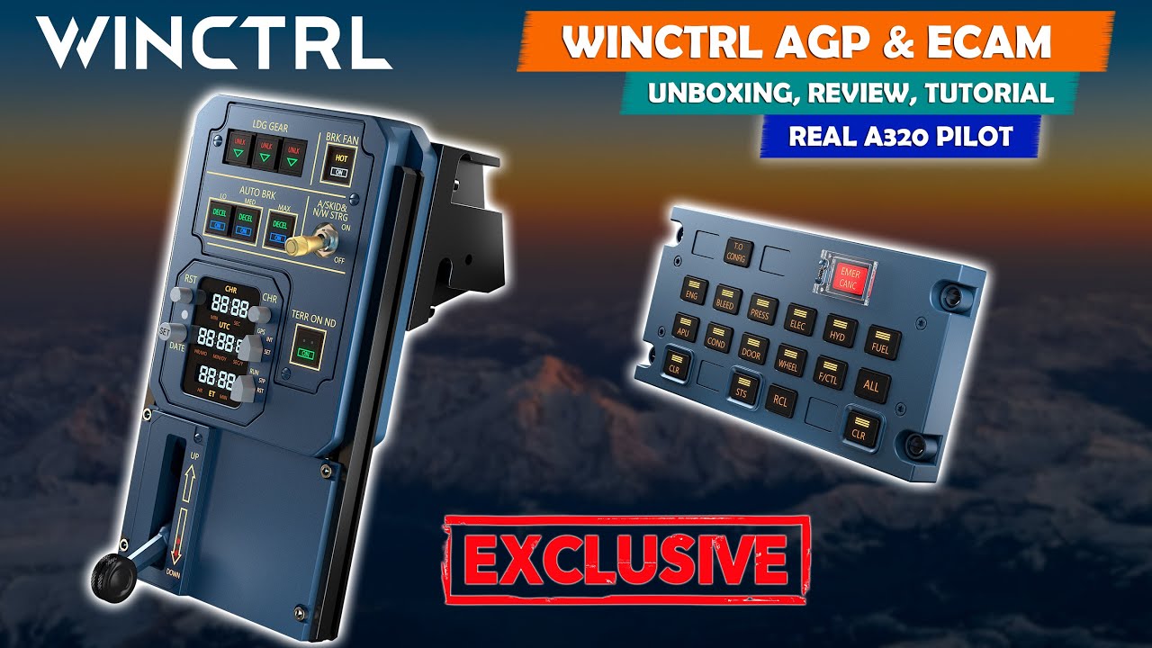 🆕WINCTRL AGP [GEAR] & ECAM | A320 PILOT | Unboxing, Review y Tutorial ...