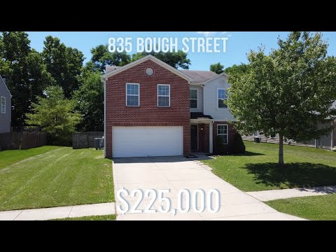 835 Bough St, Whiteland, IN home video tour