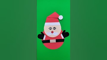 Easy Santa Craft DIY | Cute Christmas Paper Decoration (Part 3) 🎅 🥳