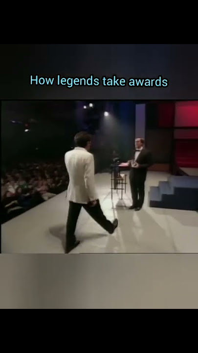How legends take awards | #shorts #meme #mrbean
