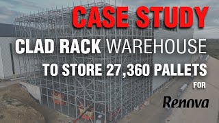 34 m high galvanised clad rack warehouse for Renova | Case Study by AR Racking - Storage Solutions 304 views 1 month ago 1 minute, 1 second