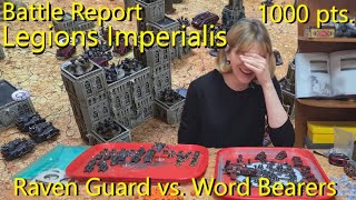 Legions Imperialis – Battle Report: Raven Guard vs. Word Bearers (на русском)