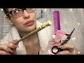 ASMR NOT BOTHERED Spa Specialist | Face Mask, Haircut, Scalp Massage
