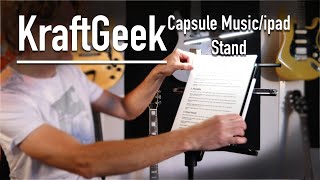 Its Not Just A Music Stand!!! - Kraftgeek Capsule Music Stand