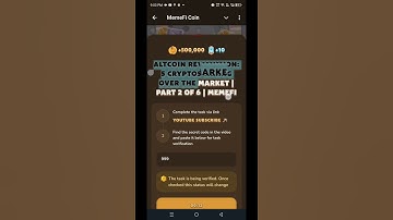 Altcoin Revolution: 5 Cryptos Taking Over the Market | Part 2 of 6 | MemeFi Youtube Video Code