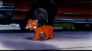 [1080p HD] Oliver & Company - Get outta here. Go on, kitty. (clip)