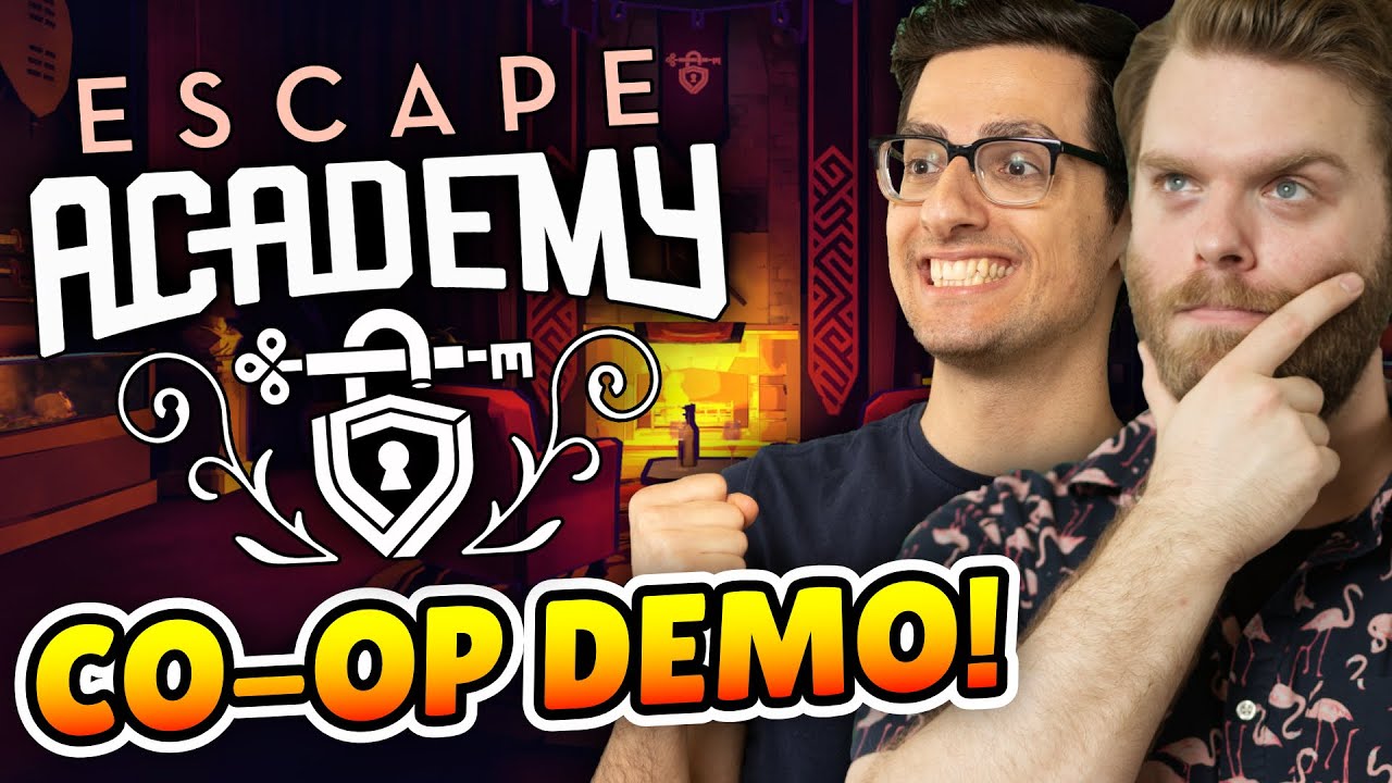 Escape Academy is A co-op escape room game to play with a friend. #coo