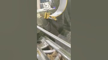 What is lead screw || Lathe machine lead screw making process|| Lead screw production  #shorts