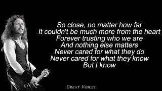 Nothing Else Matters  Metallica isolated Vocals  S