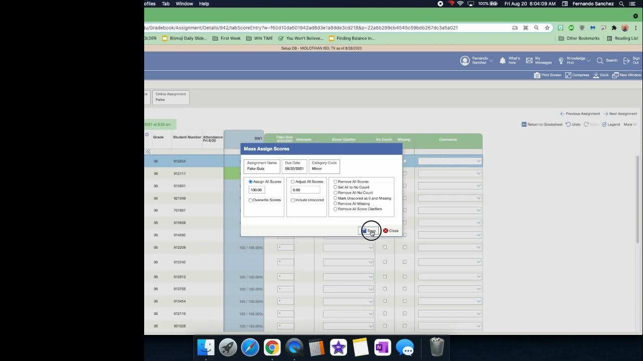 Skyward Grading Basics YouTube