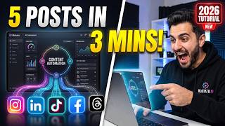 Details Blotato AI Tutorial (2026): How to Make 5 Social Media Posts in 3 Minutes! News